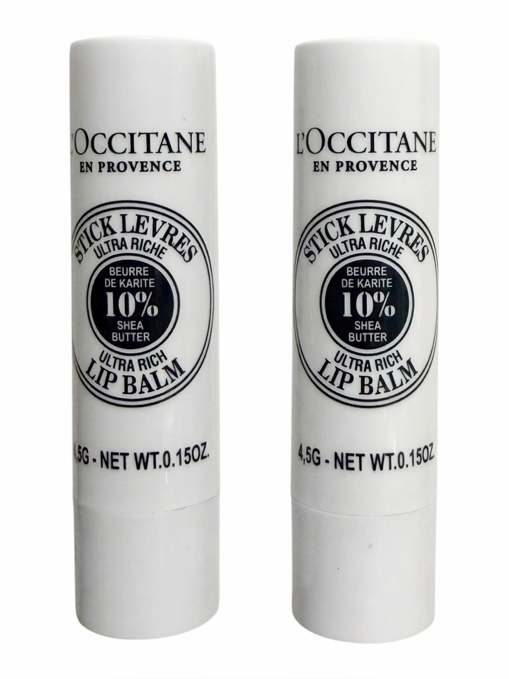 {Set of 2} L'OCCITANE Ultra Rich LIP BALM 10% Shea Butter ~ NEW
